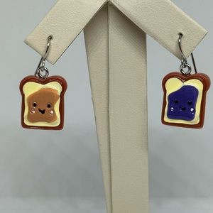 Peanut Butter & Jelly earrings $5